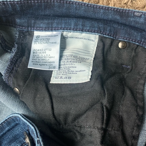 AG Adriano Goldschmied Denim The Farrah High Rise - High Rise Skinny Distressed - Picture 3 of 3